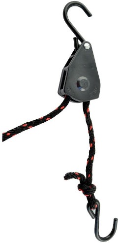 3/8-in x 8-ft Tie Down with S-hook 250-lb Break Strength