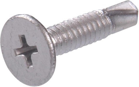 #10 x 1-in Phillips -Drive Self-drilling Sheet Metal Screws 50 -Count
