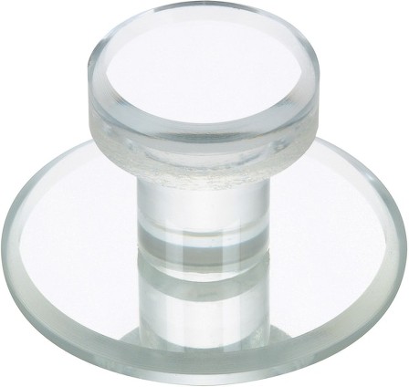 Mornac 1-7/8-in Clear Round Contemporary Cabinet Knob