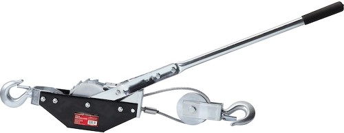 6000-lb 12-ft Steel Cable Puller Winch