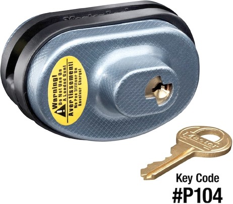 Gun/Rifle Trigger Lock, 2-3/8-in Wide Keyed Aliketo P104 Key Code