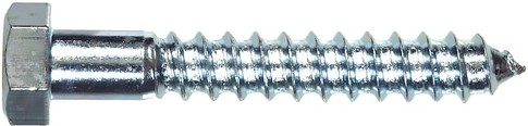 3/8-in x 4-in Zinc Zinc-Plated Hex -Head Interior Lag screws