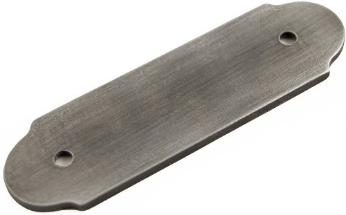 Distressed Nickel Cabinet Backplate