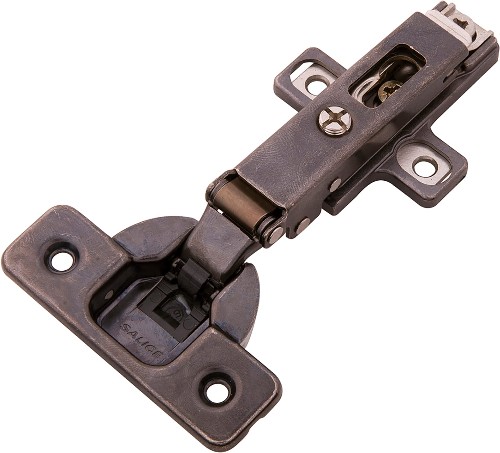 105-Degree Full Overlay Concealed Soft-Close Titanium Cabinet Hinge, 1 Pair(s) 2 -Pieces