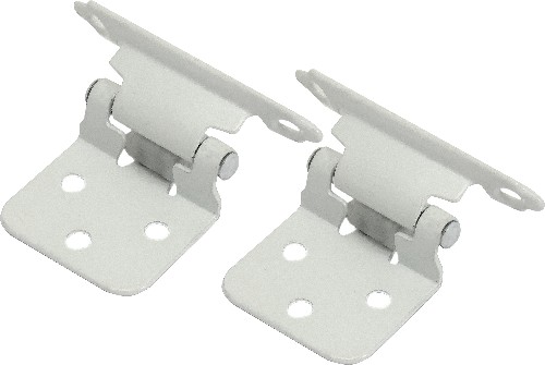 200-Degree Concealed Concealed White Cabinet Hinge , 25 -Pieces)