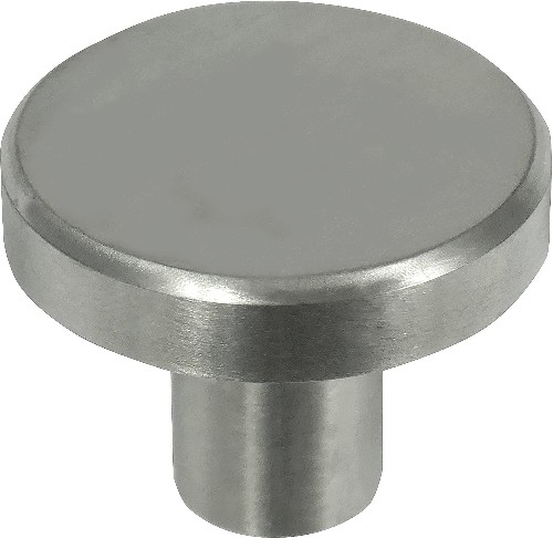 Brickell 1-1/2-in Stainless Steel Round Modern Cabinet Knob
