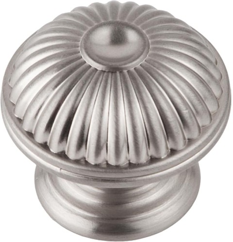 Belmont 1-1/5-in Satin Nickel Round Traditional Cabinet Knob