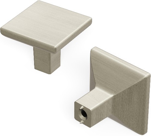 Skylight Stainless Steel Square Contemporary Cabinet Knob 10 -Pack