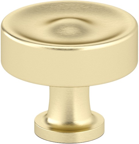 Arezzo 1-3/8-in Satin Brass Round Traditional Cabinet Knob