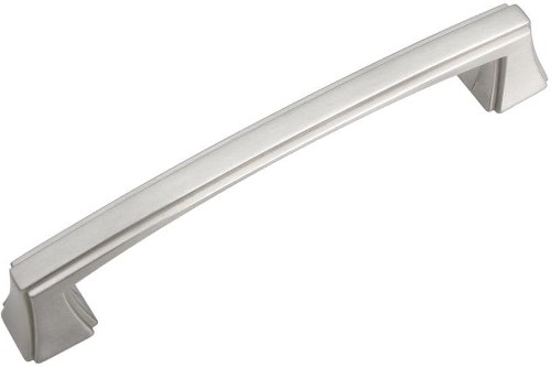 Brushed nickel Rectangular Modern Cabinet Knob