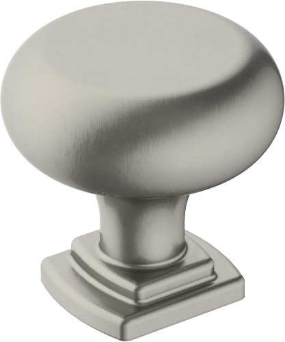 Surpass 1-1/4-in Satin Nickel Round Transitional Cabinet Knob