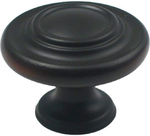 Traditional 1-5/16-in Oil-rubbed bronze Round Traditional Cabinet Knob