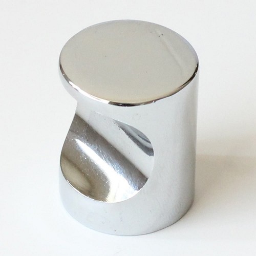 Knobs 1-in Chrome Cylindrical Cabinet Knob