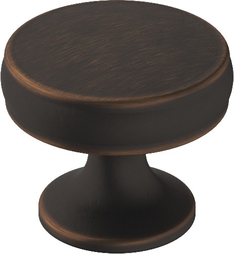 Renown 1-1/4-in Oil Rubbed Bronze Round Traditional Cabinet Knob