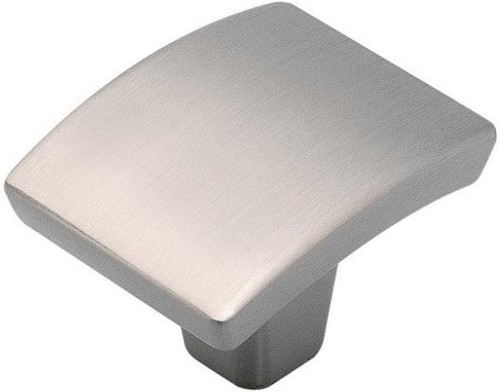 Raleigh 1-3/8-in Satin Nickel Rectangular Contemporary Cabinet Knob