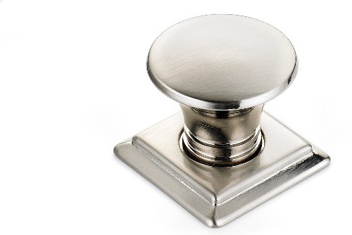 Vaudreuil 1-1/4-in Brushed Nickel Round Traditional Cabinet Knob