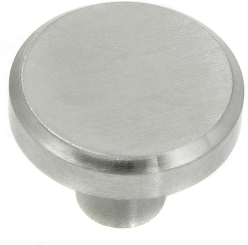 Brickell 1-1/4-in Stainless Steel Round Contemporary Cabinet Knob
