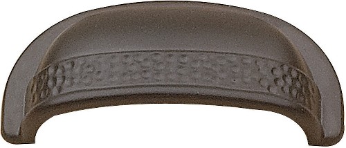 2-1/2-in , 64mm Center to Center Matte Black Novelty Cup Drawer Pull