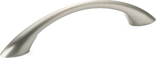 Charleston 3-3/4-in , 96mm Center to Center Brushed Nickel Arch Handle Drawer Pulls