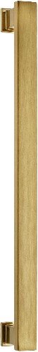 High Desert 12-in , 305mm Center to Center Satin Brass Rectangular Bar Appliance Drawer Pulls