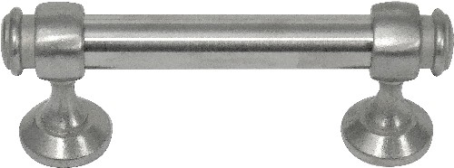 Balance 3-in , 76mm Center to Center Satin Nickel Cylindrical Handle Drawer Pulls