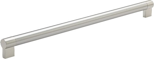 Moncalieri 17-5/8-in , 448mm Center to Center Brushed Nickel Cylindrical Handle Drawer Pulls
