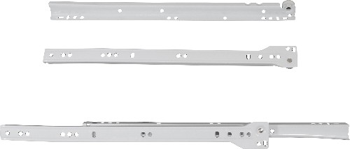 22-in Undermount Mount 75-lb Load Capacity White Drawer Slide 10 -Pieces