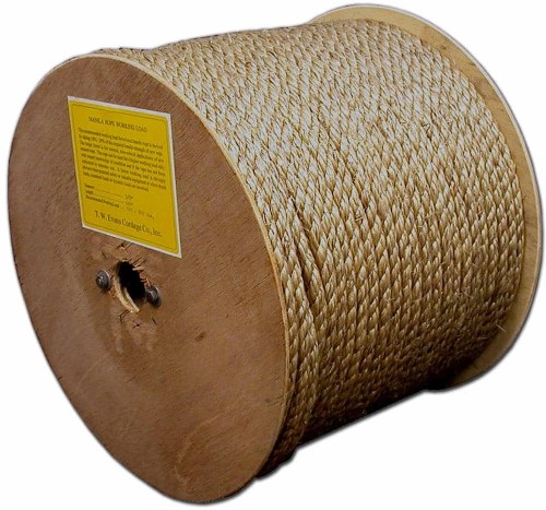 600.0-ft x 0.25-in Twisted Manila Rope (By-the-Roll)