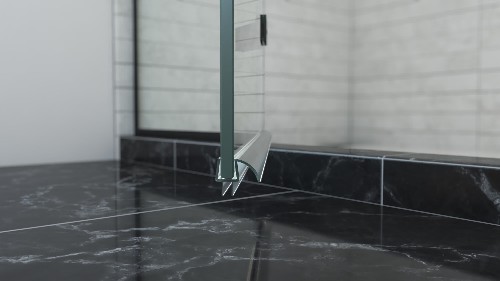 0.375-in Hinged shower door Bottom Sweep