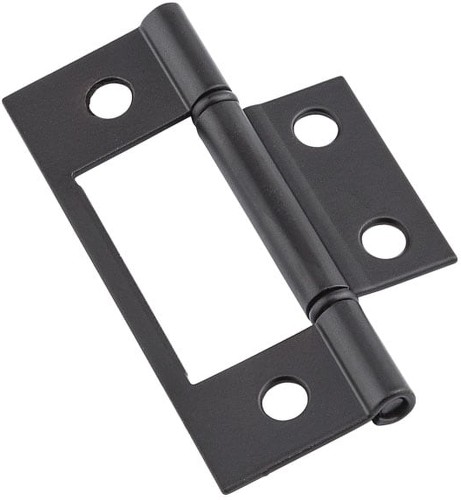 3-in Oil-rubbed bronze Non-Mortise Bi-Fold Door Hinge 2 -Pack