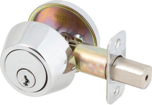 Callan Deadbolt Chrome Double Cylinder Deadbolt