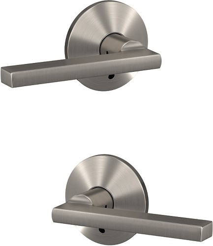 Custom Latitude - Kinsler Satin Nickel Interior Hall/Closet Dummy Door Handle