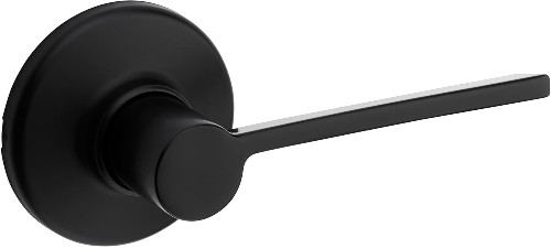 Ladera Matte Black Interior or Hall/Closet Passage Door Handle