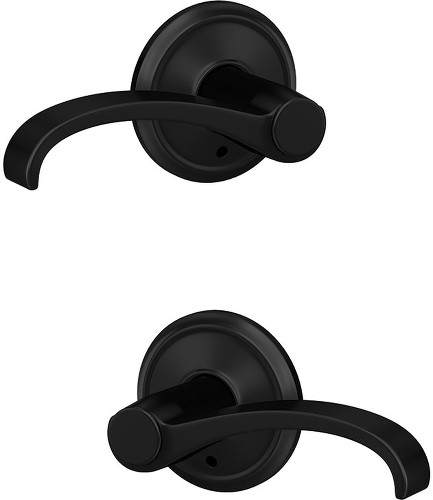 Custom Whitney - Alden Matte Black Interior Hall/Closet Dummy Door Handle
