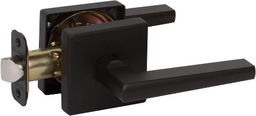 Delaney Contemporary Black Interior Hall/Closet Passage Door Handle