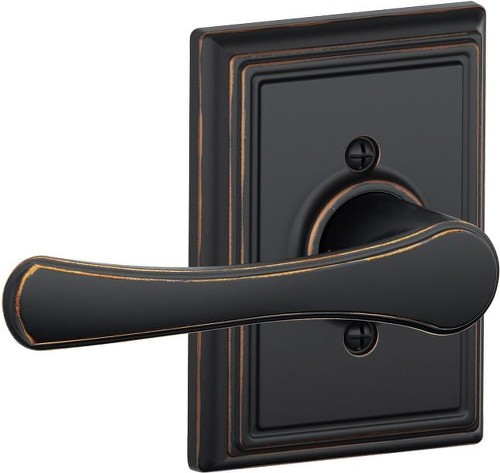 Avila-Addison Aged Bronze Interior Hall/Closet Dummy Door Handle