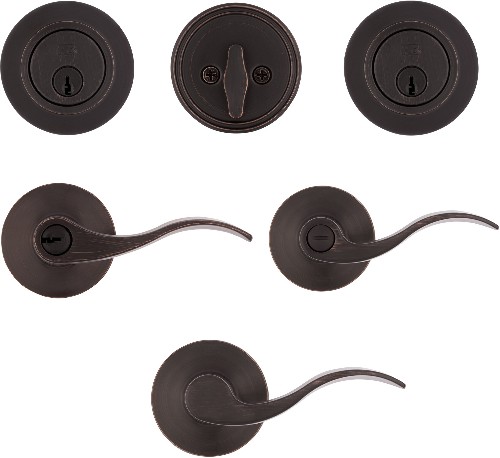 Olivia Antique Bronze Door Handle Collection