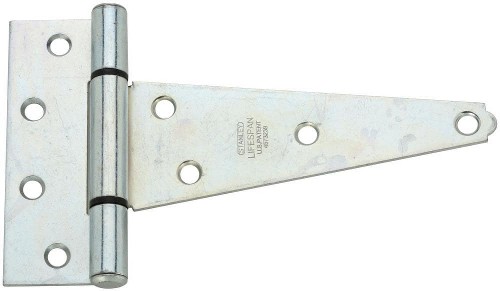 4-1/4-in H Zinc Plated T-shaped Interior/Exterior Door Hinge