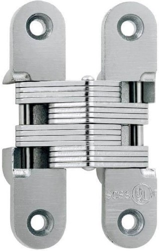 416 4-5/8-in H Satin Chrome Mortise concealed Interior Door Hinge