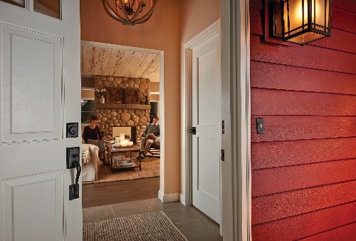 Plymouth w/Addison Matte Black Door Knob Collection