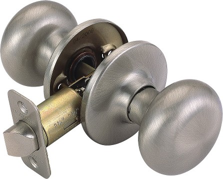 Cambridge Satin Nickel Interior or Hall/Closet Passage Door Knob