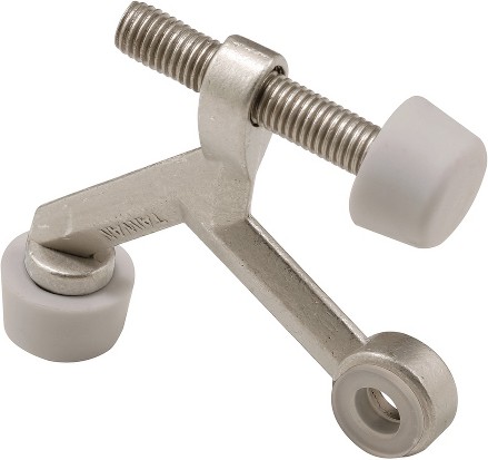 2-1/2-in Satin nickel Hinge pin Door Stop 5 -Pack