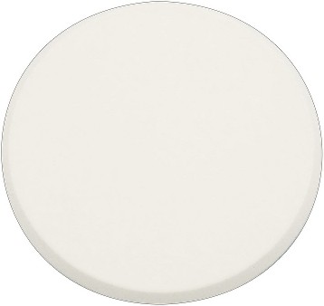 3-1/4-in White Wall protector Door Stop