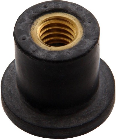 #10-24 x 5/8-in Rubber Well Nut