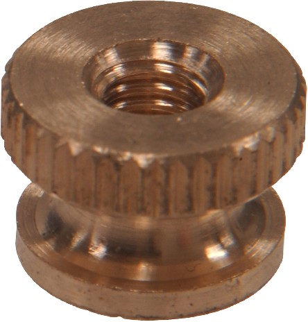 #10 Brass Knurled Nuts