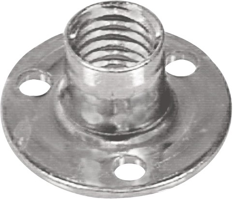 1/4-in x 20 Zinc-plated Steel Brad hole Nut -Count