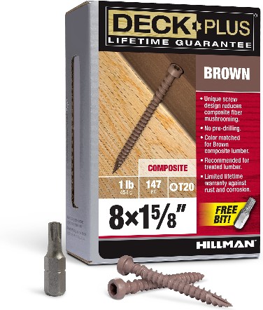 #8 x 1-5/8-in Composite Deck Screws ( 147 -Per Box )