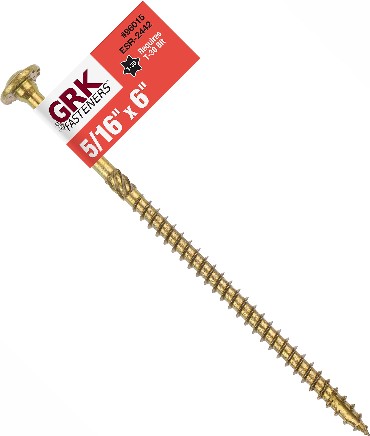 RSS 5/16-in x 6-in Polymer Exterior Structural wood screws