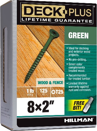 #8 x 2-in Wood to wood Deck Screws ( 125 -Per Box )