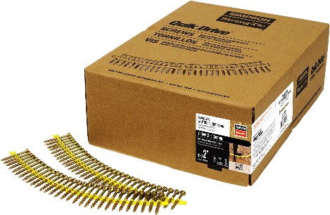 Strong-Drive WSV #9 x 1-3/4-in Yellow zinc Interior Wood screws ( 2000 -Per Box )